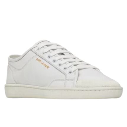 SAINT LAURENT GYM SNEAKERS IN SMOOTH LEATHER