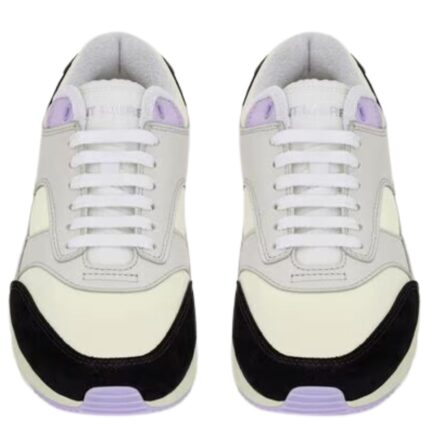 SAINT LAURENT BUMP SNEAKERS IN NYLON SUEDE AND LEATHER