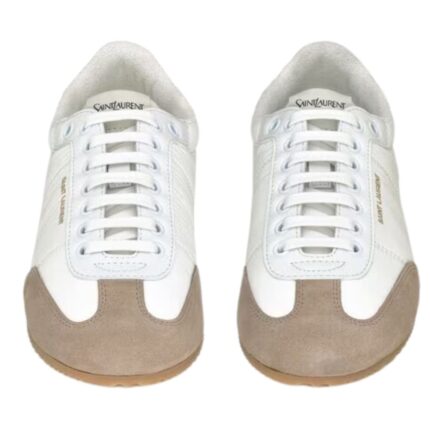 SAINT LAURENT ASTON SNEAKERS IN LEATHER AND NYLON