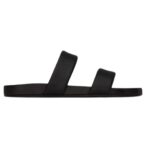 SAINT LAURENT NICHOLS SLIDES IN SMOOTH LEATHER