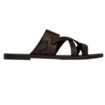 SAINT LAURENT CULVER MULES IN SMOOTH LEATHER