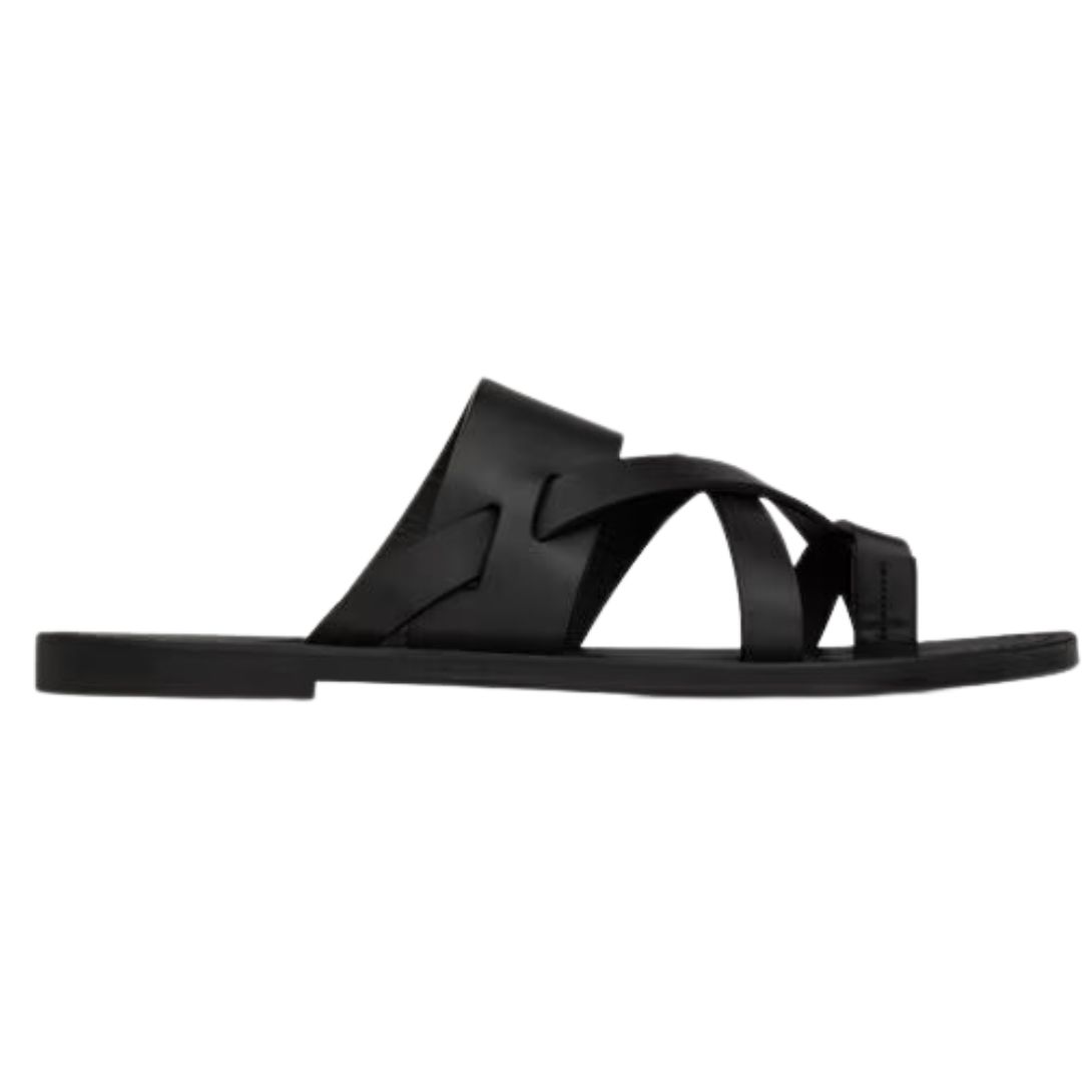 2 SAINT LAURENT CULVER MULES IN SMOOTH LEATHER