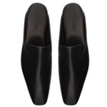 SAINT LAURENT MEURICE MULES IN SMOOTH LEATHER