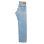 SAINT LAURENT LOOSE FIT JEANS IN BLUE BEAT DENIM