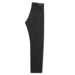 SAINT LAURENT LOOSE FIT JEANS IN USED BLACK DENIM