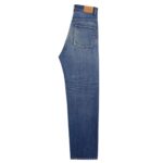 SAINT LAURENT HIGH RISE JEANS IN HERITAGE VINTAGE BLUE DENIM