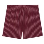 SAINT LAURENT CASSANDRE STRIPED SHORTS