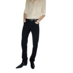 SAINT LAURENT SLIM FIT JEANS IN CARBON BLACK DENIM