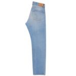 SAINT LAURENT MICK LONG JEANS IN NONZA BLUE DENIM
