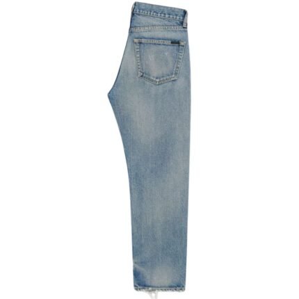 SAINT LAURENT MICK JEANS IN CHARLOTTE BLUE DENIM