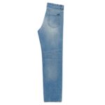 SAINT LAURENT LONG EXTREME BAGGY JEANS IN LAKE MEDIUM BLUE DENIM