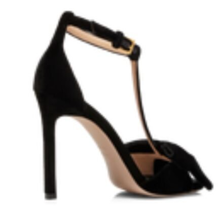 TOM FORD VELVET BRIGITTE SANDAL BLACK