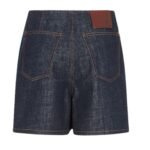 FENDI SHORTS BLUE TWO-TONE DENIM