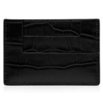 TOM FORD GRAIN LEATHER CLASSIC TF CARD HOLDER BLACK