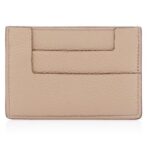 TOM FORD GRAIN LEATHER CLASSIC TF CARD HOLDER SILK TAUPE