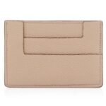 TOM FORD GRAIN LEATHER CLASSIC TF CARD HOLDER SILK TAUPE