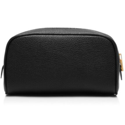 TOM FORD GRAIN LEATHER TRAVEL SMALL COSMETIC CASE