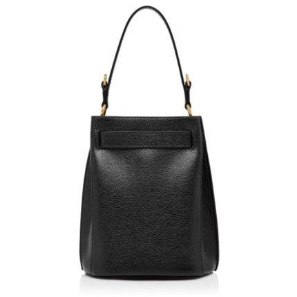 TOM FORD GRAIN LEATHER AUDREY MINI BUCKET BAG