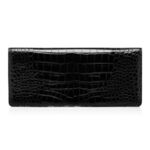 TOM FORD SHINY STAMPED CROCODILE LEATHER WALLIS CLUTCH