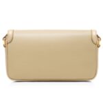 TOM FORD SMOOTH LEATHER WALLIS EAST WEST SHOULDER BAG CAPPUCCINO