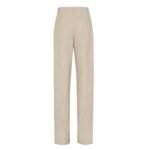 FENDI PANTS MICRO-CHECK WOOL