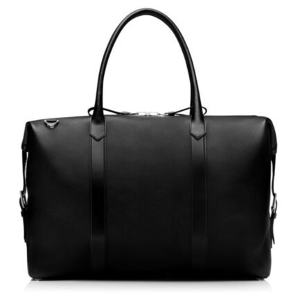 TOM FORD GRAIN LEATHER LEATHER BUCKLEY HOLDALL