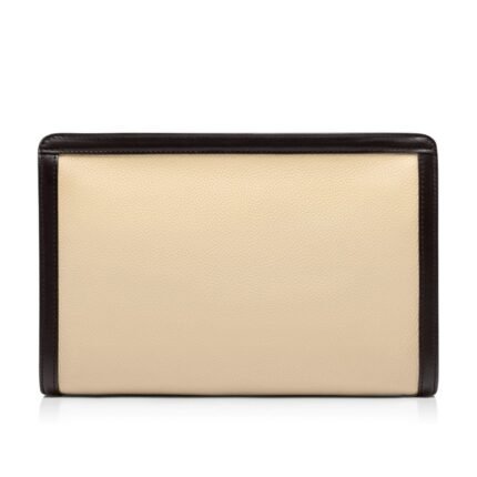 TOM FORD GRAIN LEATHER MEDIUM ZIP POUCH