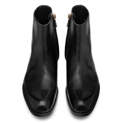 TOM FORD BURNISHED LEATHER EDGAR ZIP BOOT