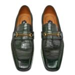TOM FORD PRINTED CROC BAILEY CHAIN LOAFER
