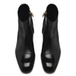 TOM FORD BURNISHED LEATHER HAINAUT ZIP BOOT