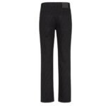 FENDI LONG JEANS BLACK FF DENIM PANTS