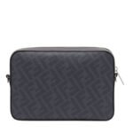 FENDI DIAGONAL CAMERA CASE LEATHER BAG