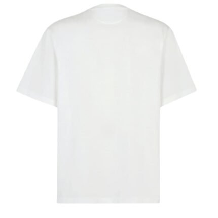 FENDI WHITE JERSEY T-SHIRT