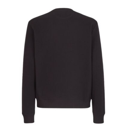 FENDI BLACK JERSEY SWEATSHIRT