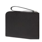 FENDI SMALL YELLOW SELLERIA POUCH WITH 312 HAND-SEWN STITCHES