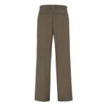 FENDI GREEN WOOL PANTS