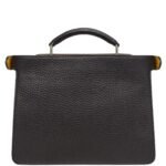 FENDI PEEKABOO ISEEU SMALL BLACK LEATHER BAG