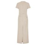 FENDI DRESS CHAMPAGNE COLORED SILK