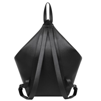 FENDI ROMA MELON LARGE BLACK LEATHER BACKPACK
