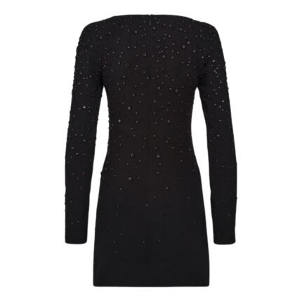 FENDI BLACK SILK CADY DRESS