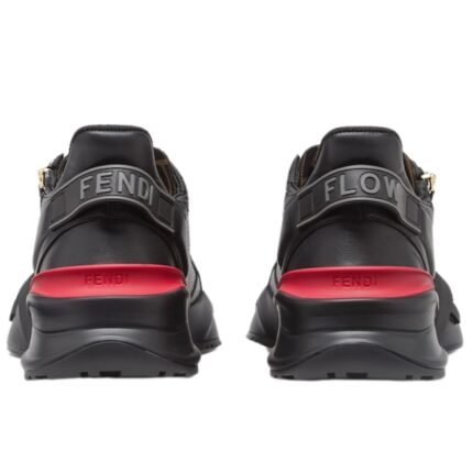 FENDI EYES FLOW SNEAKERS LUNAR NEW YEAR BLACK AYERS LOW TOPS