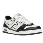 FENDI MATCH SNEAKERS LEATHER LOW-TOPS