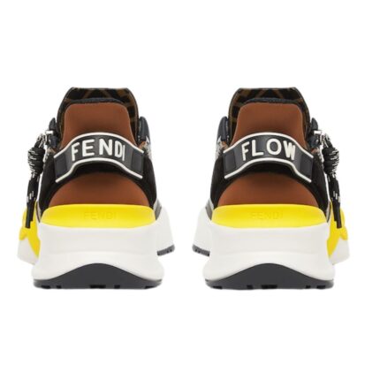 FENDI FLOW SNEAKERS FF LYCRA RUNNING SHOE