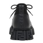 FENDI FORCE BLACK LEATHER LACE-UPS