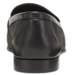 FENDI O LOCK BROWN FF JACQUARD LOAFERS