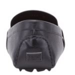 FENDI FF SQUARED BLACK LEATHER DRIVERS