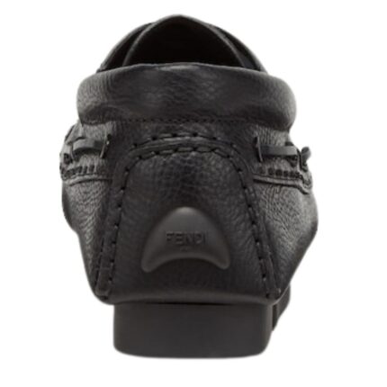 FENDI DECK BROWN LEATHER LACE UP