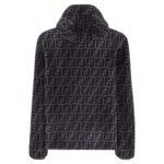 FENDI BLOUSON MULTICOLOR SHEARLING JACKET