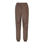 FENDI BROWN NYLON PANTS