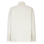 FENDI JACKET WHITE CASHMERE BLOUSON